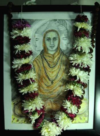 Drawing of Narasimha Saraswati; Satish Ansingkar, Wikimedia