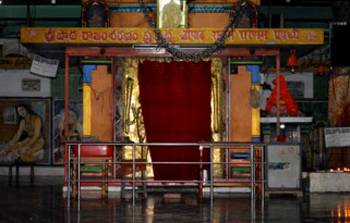 Inside the temple 